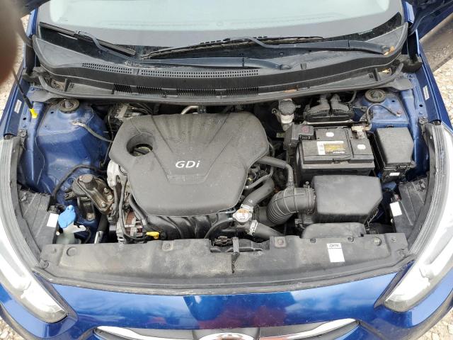 KMHCT4AE3FU843869 - 2015 HYUNDAI ACCENT GLS BLUE photo 11