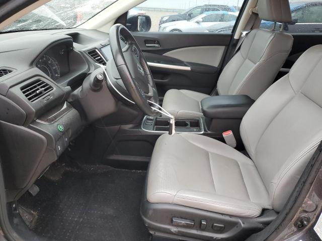 2HKRM3H73FH547855 - 2015 HONDA CR-V EXL GRAY photo 7