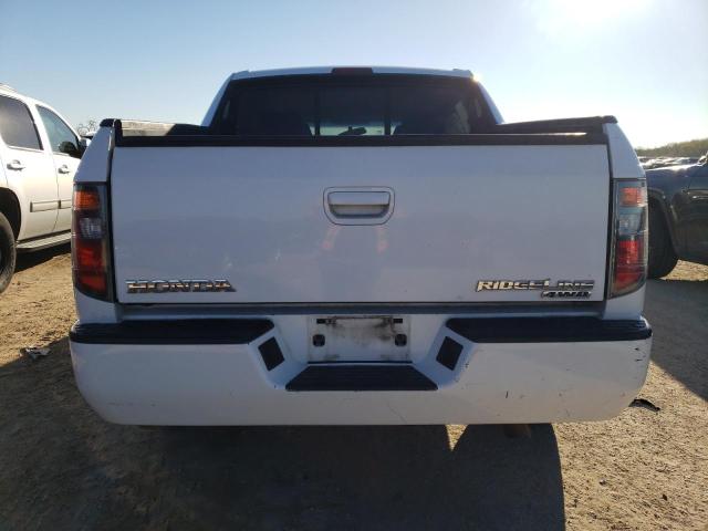 2HJYK16486H571863 - 2006 HONDA RIDGELINE RTS WHITE photo 6