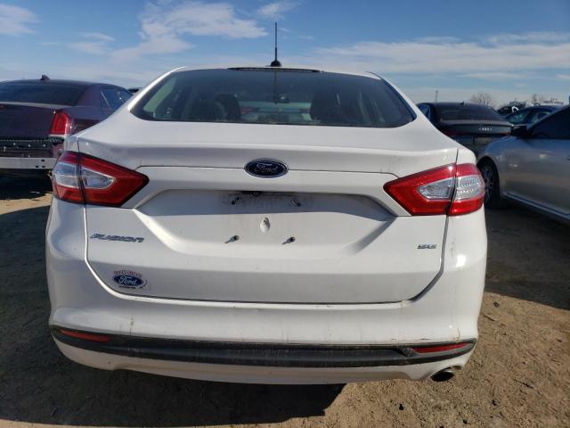 3FA6P0H72GR378621 - 2016 FORD FUSION SE WHITE photo 6