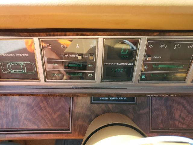 1C3BC55E1FG271476 - 1985 CHRYSLER LEBARON 黑色 照片 9