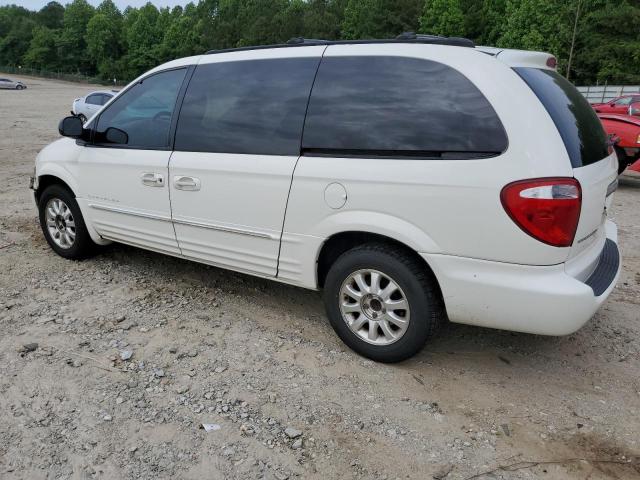 2C8GP54L01R232146 - 2001 CHRYSLER TOWN & COU LXI WHITE photo 2