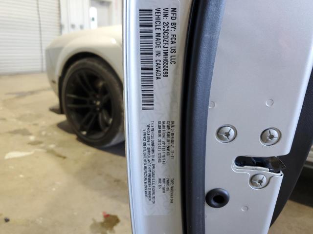 2C3CDZFJ1MH655098 - 2021 DODGE CHALLENGER R/T SCAT PACK SILVER photo 13