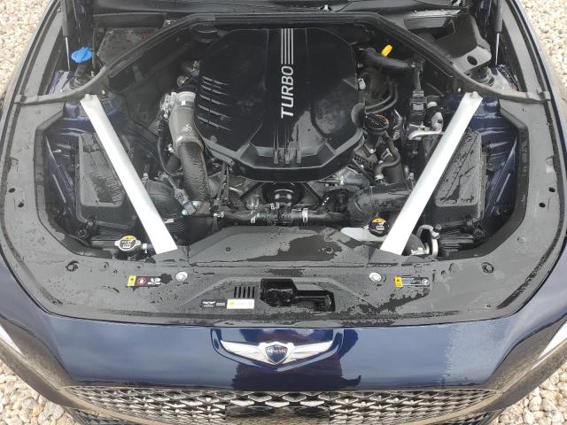 KMTG54TE3PU117851 - 2023 GENESIS G70 BASE BLUE photo 11