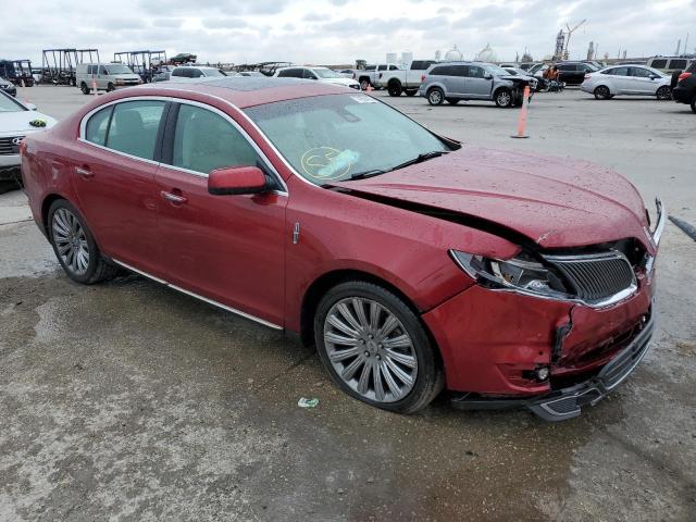 1LNHL9DKXFG608517 - 2015 LINCOLN MKS BURGUNDY photo 4