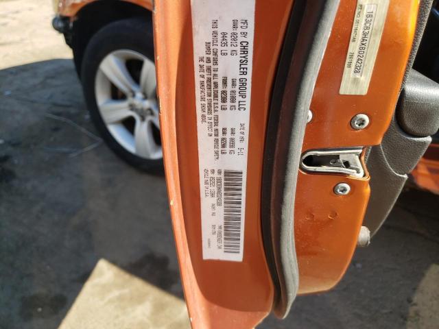 1B3CB3HAXBD242328 - 2011 DODGE CALIBER MAINSTREET ORANGE photo 12