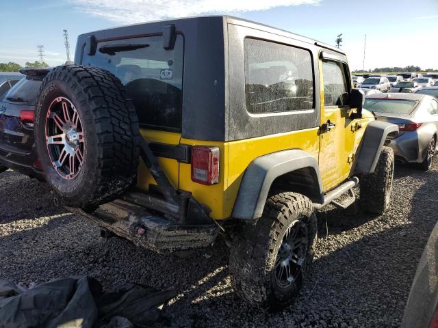 1J4FA24129L716135 - 2009 JEEP WRANGLER X YELLOW photo 3