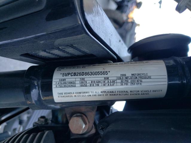5VPCB26D863005565 - 2006 VICTORY MOTORCYCLES KINGPIN ვერცხლისფერი ფოტო 10