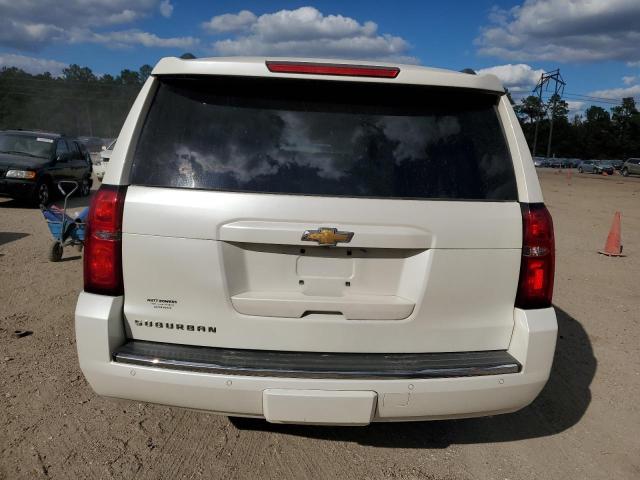 1GNSCKKC9FR234782 - 2015 CHEVROLET SUBURBAN C1500 LTZ WHITE photo 6