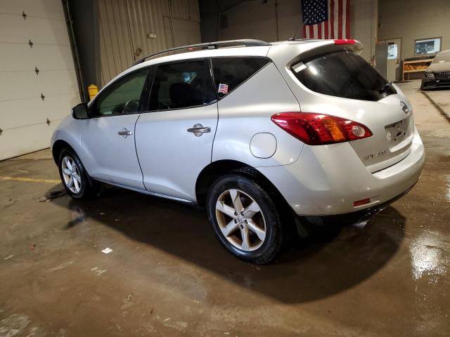 JN8AZ18W79W209632 - 2009 NISSAN MURANO S SILVER photo 2