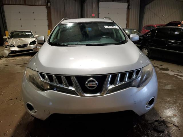 JN8AZ18W79W209632 - 2009 NISSAN MURANO S SILVER photo 5