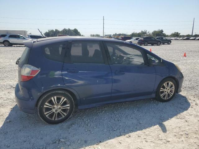 JHMGE88629S031449 - 2009 HONDA FIT SPORT BLUE photo 3