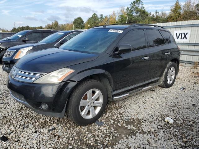 JN8AZ08W77W627650 - 2007 NISSAN MURANO SL BLACK photo 1