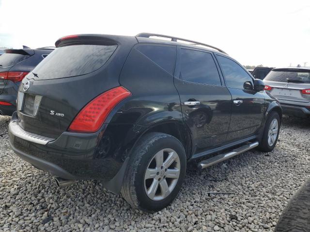 JN8AZ08W77W627650 - 2007 NISSAN MURANO SL BLACK photo 3