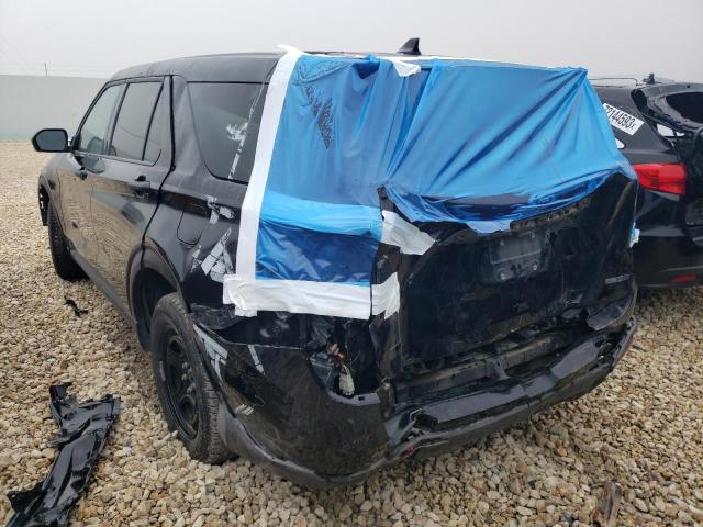 1FM5K8AW9LGC13280 - 2020 FORD EXPLORER POLICE INTERCEPTOR BLACK photo 2