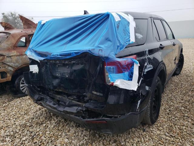 1FM5K8AW9LGC13280 - 2020 FORD EXPLORER POLICE INTERCEPTOR BLACK photo 3
