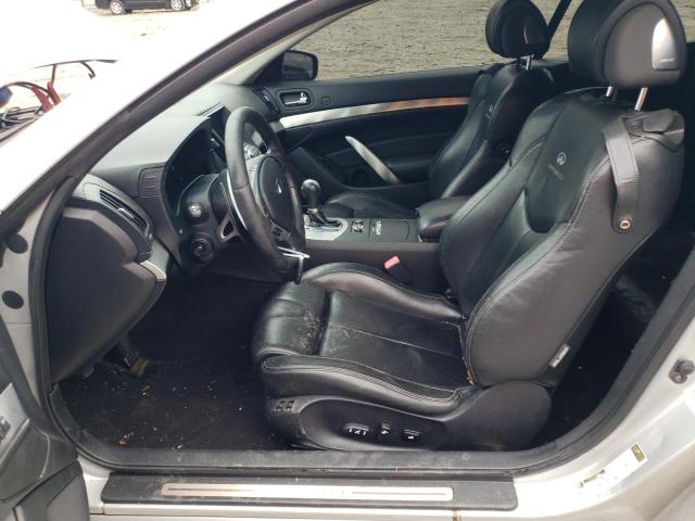JNKCV66EX9M722987 - 2009 INFINITI G37 BASE SILVER photo 7