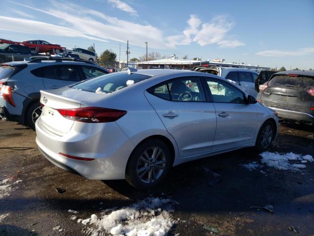 5NPD84LF3JH252394 - 2018 HYUNDAI ELANTRA SEL SILVER photo 3