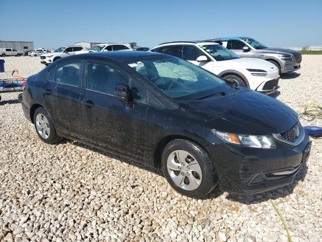 2HGFB2F5XDH574532 - 2013 HONDA CIVIC LX BLACK photo 4