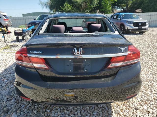 2HGFB2F5XDH574532 - 2013 HONDA CIVIC LX BLACK photo 6