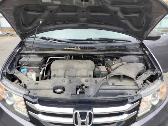 5FNRL5H20FB115953 - 2015 HONDA ODYSSEY LX GRAY photo 12