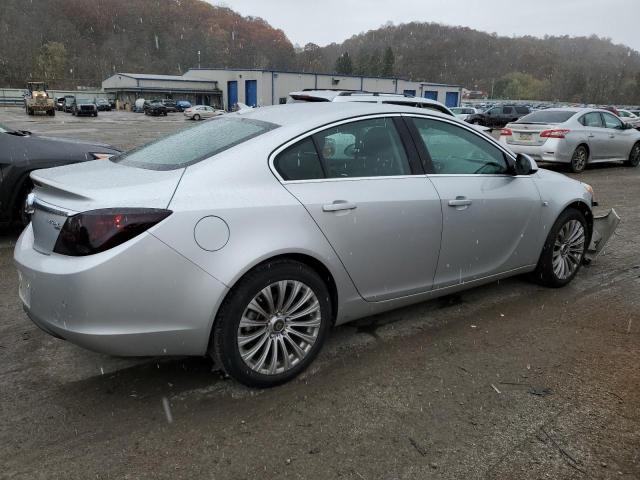 W04GR5EC4B1125059 - 2011 BUICK REGAL CXL SILVER photo 3