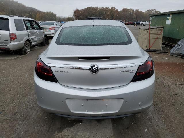 W04GR5EC4B1125059 - 2011 BUICK REGAL CXL SILVER photo 6