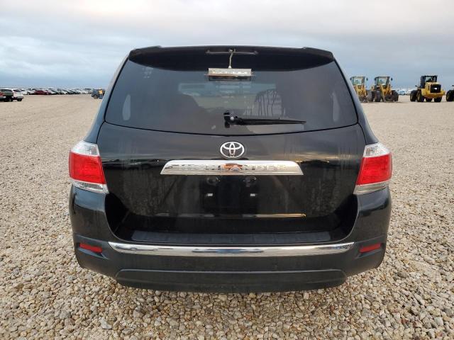 5TDZK3EH3DS142671 - 2013 TOYOTA HIGHLANDER BASE BLACK photo 6