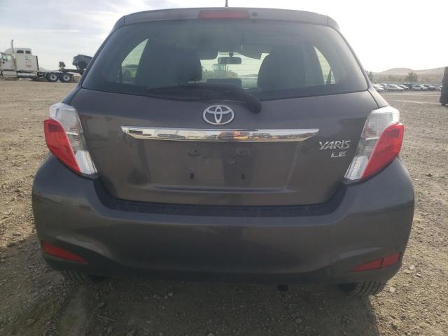 JTDKTUD37DD556848 - 2013 TOYOTA YARIS GRAY photo 6