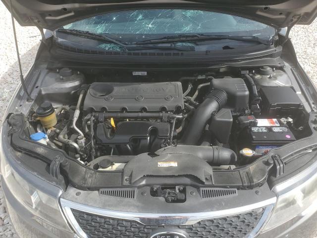 KNAFU4A25C5531611 - 2012 KIA FORTE EX GRAY photo 11