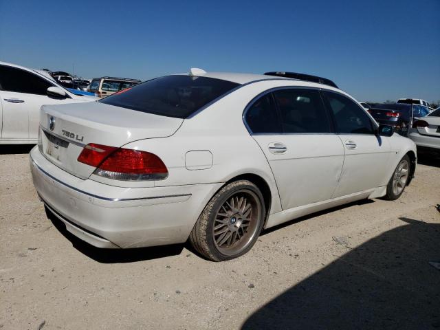 WBAHN83527DT69632 - 2007 BMW 750 WHITE photo 3