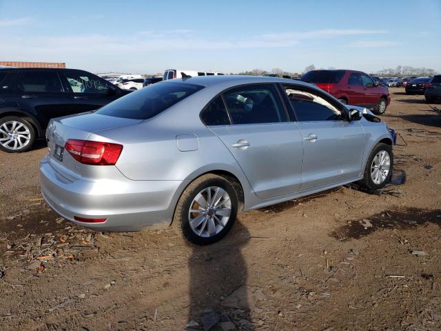 3VW3A7AJ5FM319147 - 2015 VOLKSWAGEN JETTA TDI SILVER photo 3