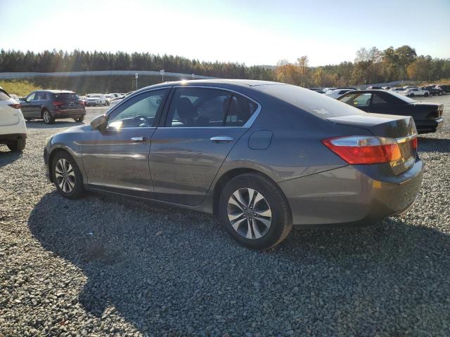 1HGCR2F39DA135284 - 2013 HONDA ACCORD LX GRAY photo 2