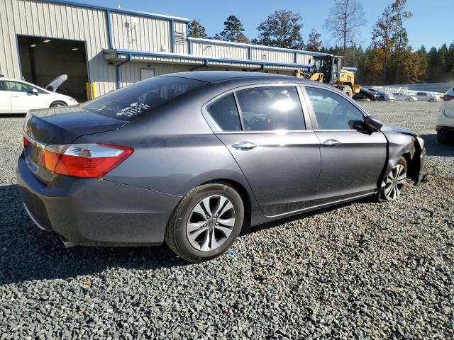 1HGCR2F39DA135284 - 2013 HONDA ACCORD LX GRAY photo 3