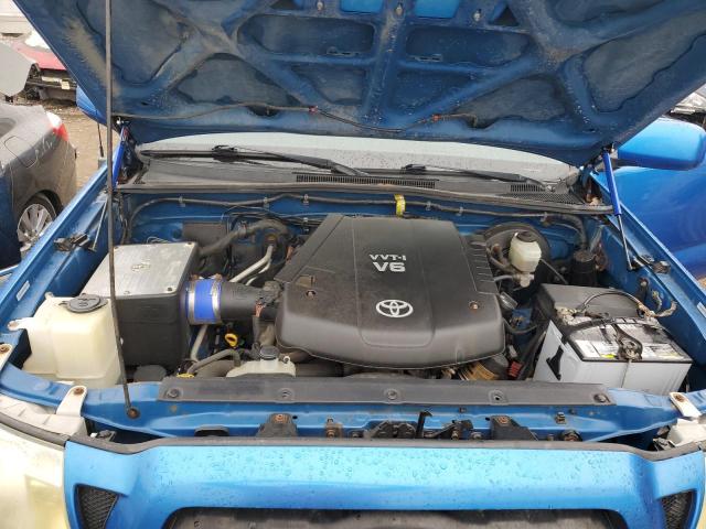 5TEUU42N68Z480434 - 2008 TOYOTA TACOMA ACCESS CAB ლურჯი ფოტო 11