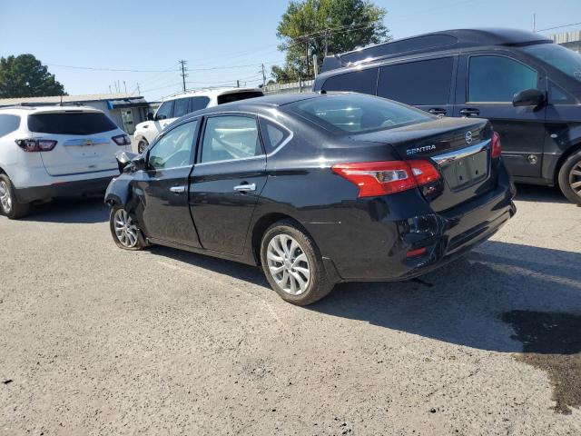 3N1AB7AP1KL611635 - 2019 NISSAN SENTRA S BLACK photo 2