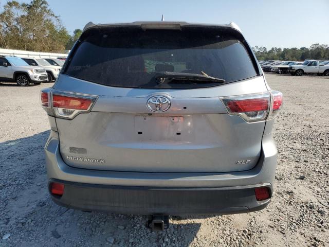 5TDKKRFH9FS092509 - 2015 TOYOTA HIGHLANDER XLE 银色 照片 6
