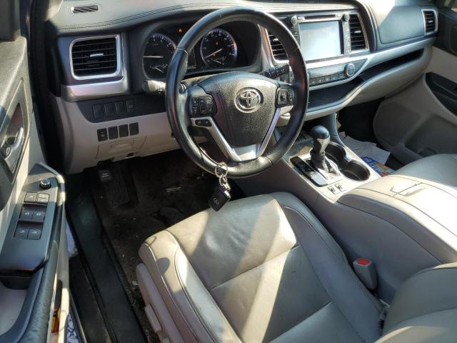 5TDKKRFH9FS092509 - 2015 TOYOTA HIGHLANDER XLE 银色 照片 8