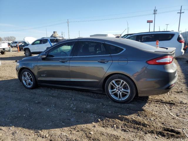 3FA6P0SU4GR157536 - 2016 FORD FUSION TITANIUM PHEV GRAY photo 2