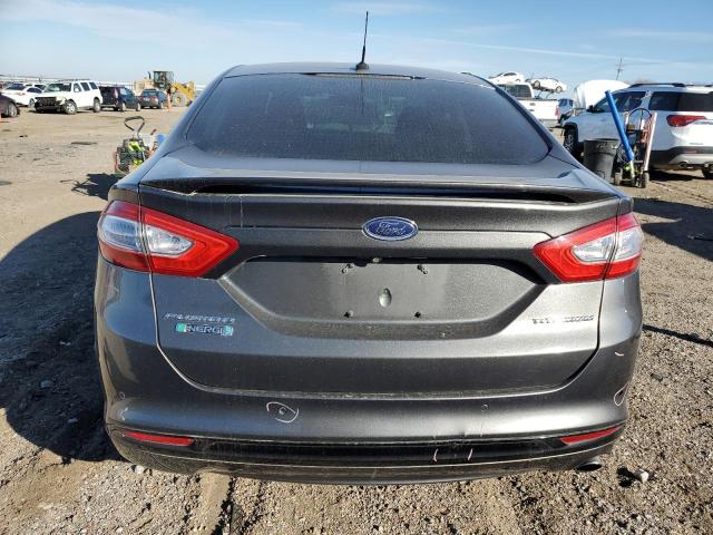 3FA6P0SU4GR157536 - 2016 FORD FUSION TITANIUM PHEV GRAY photo 6