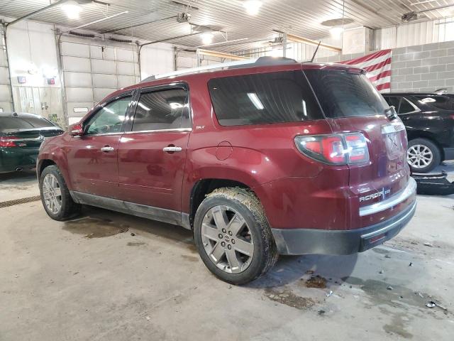 1GKKVSKD9HJ141472 - 2017 GMC ACADIA LIM SLT-2 RED photo 2