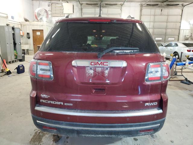 1GKKVSKD9HJ141472 - 2017 GMC ACADIA LIM SLT-2 RED photo 6