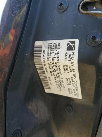 1G8AL52F53Z148827 - 2003 SATURN ION LEVEL 3 BLACK photo 12