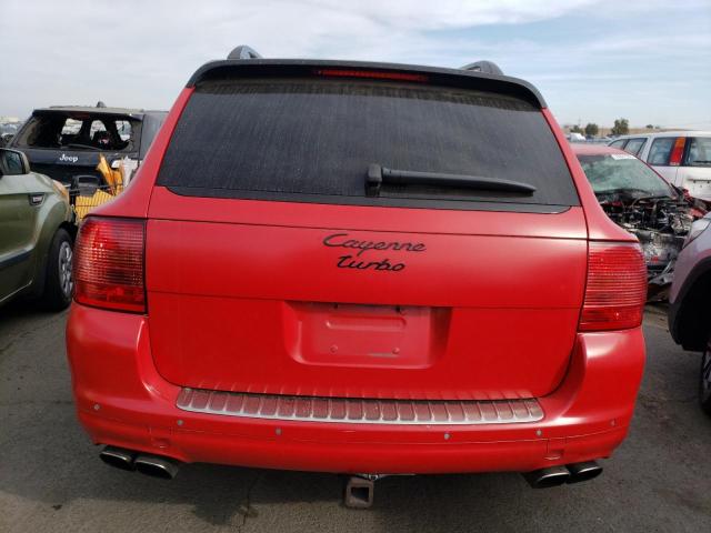 WP1AC29P66LA90218 - 2006 PORSCHE CAYENNE TURBO RED photo 6