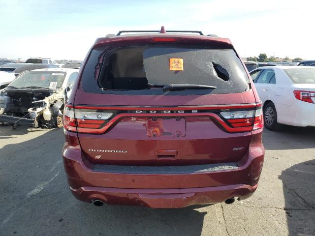 1C4RDJDG2JC438771 - 2018 DODGE DURANGO GT BURGUNDY photo 6