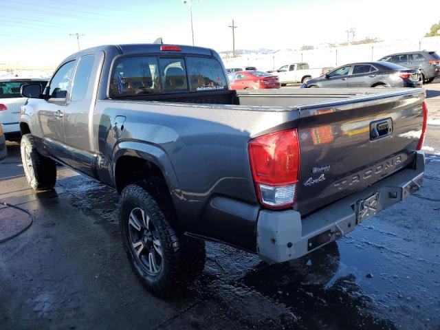 5TFSX5EN8GX043282 - 2016 TOYOTA TACOMA ACCESS CAB გრაფიტი ფოტო 2