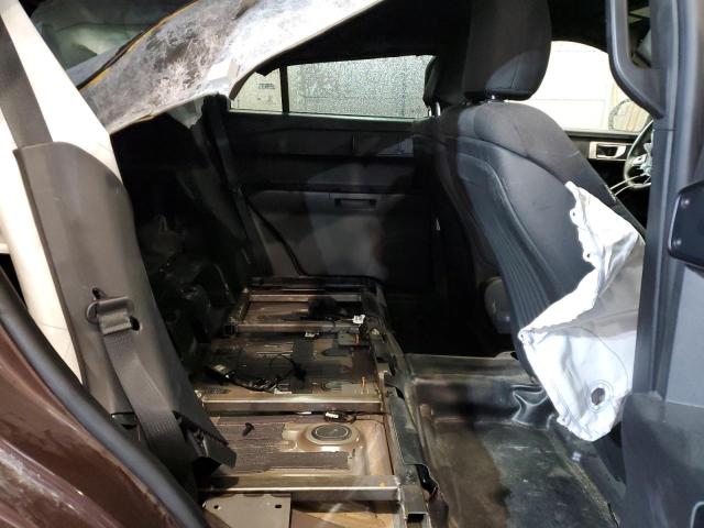1FM5K8AB5LGA18628 - 2020 FORD EXPLORER POLICE INTERCEPTOR 棕色 照片 11