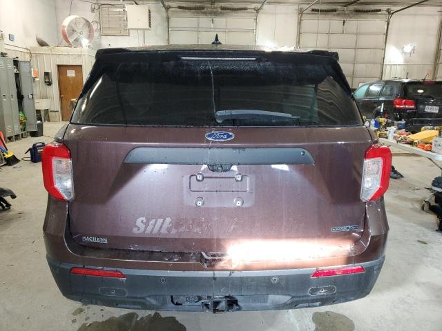 1FM5K8AB5LGA18628 - 2020 FORD EXPLORER POLICE INTERCEPTOR 棕色 照片 6