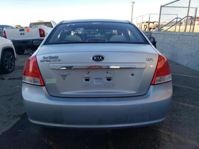 KNAFE121475453345 - 2007 KIA SPECTRA EX SILVER photo 6