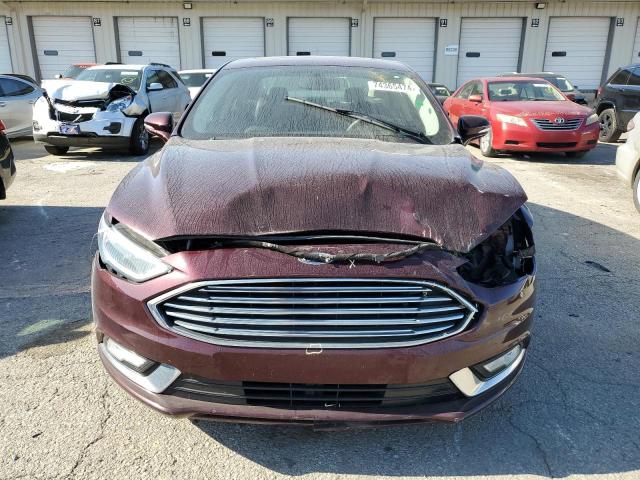 3FA6P0HDXHR411937 - 2017 FORD FUSION SE MAROON photo 5